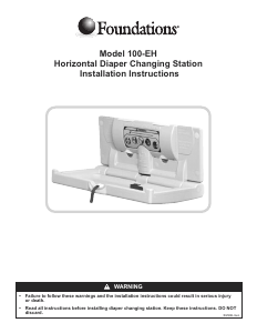 Manual Foundations 100-EH Changing Table