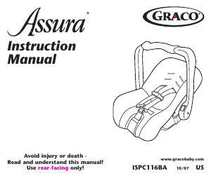 Manual Graco Assura Car Seat