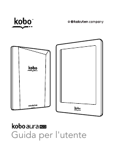 Manuale Kobo Aura H2O Lettore di ebook