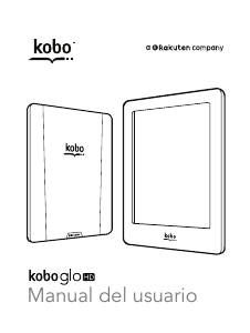 Manual de uso Kobo Glo HD E-reader