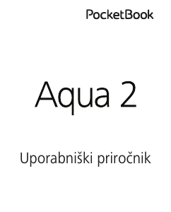 Priročnik PocketBook Aqua 2 E-bralnik