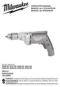 Handleiding Milwaukee 0202-20 Klopboormachine