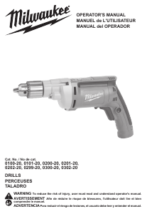 Manual Milwaukee 0299-20 Impact Drill