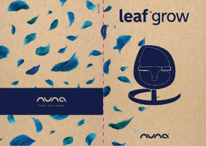 Manual Nuna Leaf Grow Espreguiçadeira para bebê