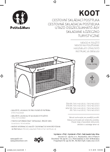 Instrukcja Petite&Mars Koot Łóżko dziecięce