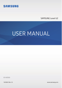 Kullanım kılavuzu Samsung EO-B3300 Level U2 Kulaklık