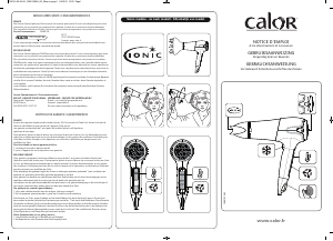 Mode d’emploi Calor CV5052 Powerline EML Sèche-cheveux