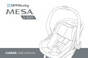 Handleiding UPPAbaby Mesa i-Size Autostoeltje