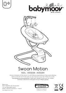 Manual Babymoov A055008 Swoon Motion Șezlong balansoar