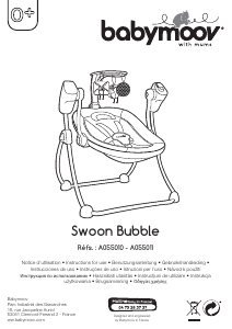 Manual Babymoov A055010 Swoon Bubble Șezlong balansoar