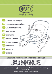 Instrukcja 4Baby Jungle Leżaczek