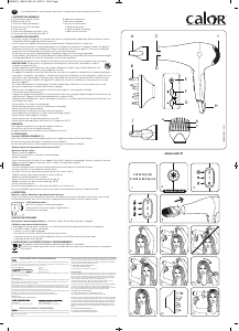 Mode d’emploi Calor CV8655 Infinipro Volume Sèche-cheveux