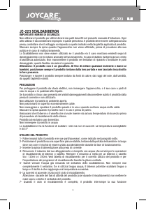 Mode d’emploi Joycare JC-223 Chauffe-biberon