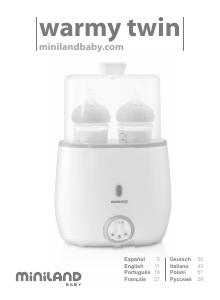 Manual Miniland 89197 Warmy Twin Bottle Warmer