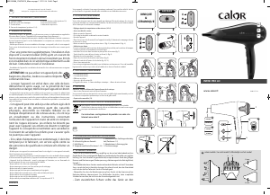 Mode d’emploi Calor CV8722C0 Infini Pro Sèche-cheveux