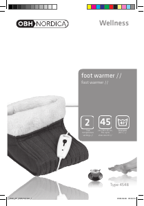 Manual OBH Nordica 4548 Foot Warmer