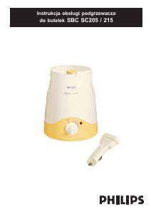 Instrukcja Philips SBC SC205 Baby Care Podgrzewacz do butelek