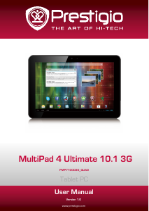 Handleiding Prestigio MultiPad 4 Ultimate 10.1 3G Tablet