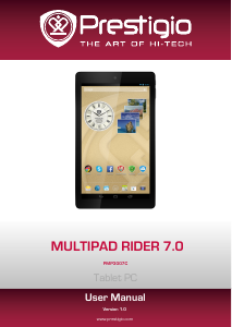 Manual Prestigio MultiPad Rider 7.0 Tablet