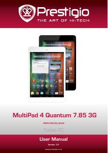 Manual Prestigio MultiPad 4 Quantum 7.85 3G Tablet