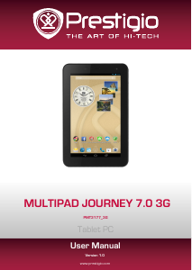 Manual Prestigio MultiPad Journey 7.0 3G Tablet