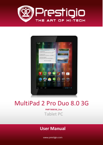 Manual Prestigio MultiPad 2 Pro Duo 8.0 3G Tablet
