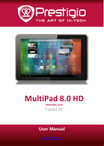 Handleiding Prestigio MultiPad 8.0 HD Tablet
