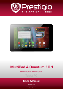 Manual Prestigio MultiPad 4 Quantum 10.1 Tablet