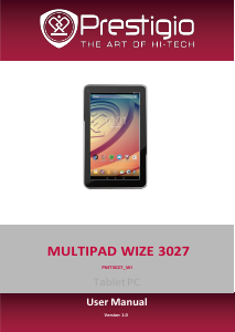 Manual Prestigio MultiPad Wize 3027 Tablet
