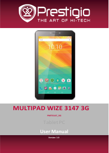 Manual Prestigio MultiPad Wize 3147 3G Tablet