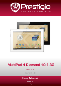 Manual Prestigio MultiPad 4 Diamond 10.1 3G Tablet