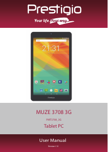 Manual Prestigio MultiPad Muse 3708 3G Tablet