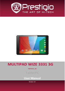 Handleiding Prestigio MultiPad Wize 3331 3G Tablet