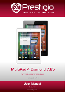 Manual Prestigio MultiPad 4 Diamond 7.85 Tablet