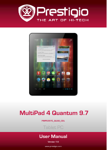 Manual Prestigio MultiPad 4 Quantum 9.7 Tablet