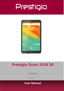 Manual Prestigio MultiPad Grace 3318 3G Tablet