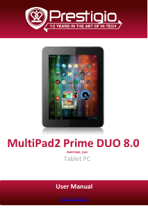 Handleiding Prestigio MultiPad 2 Prime Duo 8.0 Tablet