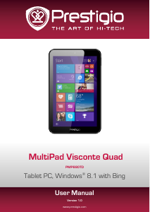 Manual Prestigio MultiPad Visconte Quad Tablet