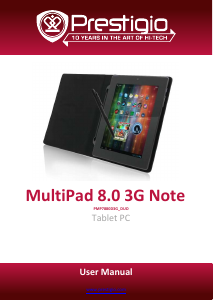 Handleiding Prestigio MultiPad 8.0 3G Note Tablet