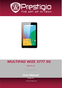Manual Prestigio MultiPad Wize 3777 3G Tablet