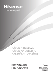 Használati útmutató Hisense RB372N4AC2 Hűtő és fagyasztó