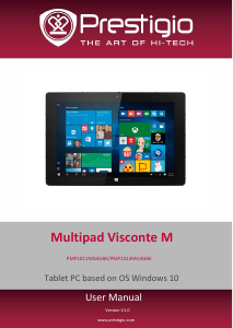 Manual Prestigio MultiPad Visconte M Tablet