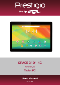 Manual Prestigio MultiPad Grace 3101 4G Tablet