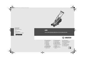 Priročnik Bosch ARM 34 Vrtna kosilnica