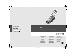 Руководство Bosch ARM 34 R Газонокосилка