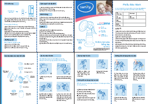Hướng dẫn sử dụng Sanity XB-8612 Máy hút sữa mẹ