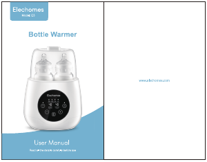 Manual Elechomes E3 Bottle Warmer