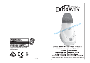 Manual de uso Dr. Browns AC148-INTL Deluxe Calienta biberones
