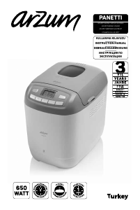 Manual Arzum AR 2017 Panetti Bread Maker