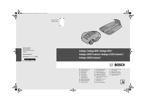 Használati útmutató Bosch Indego 850 Fűnyíró